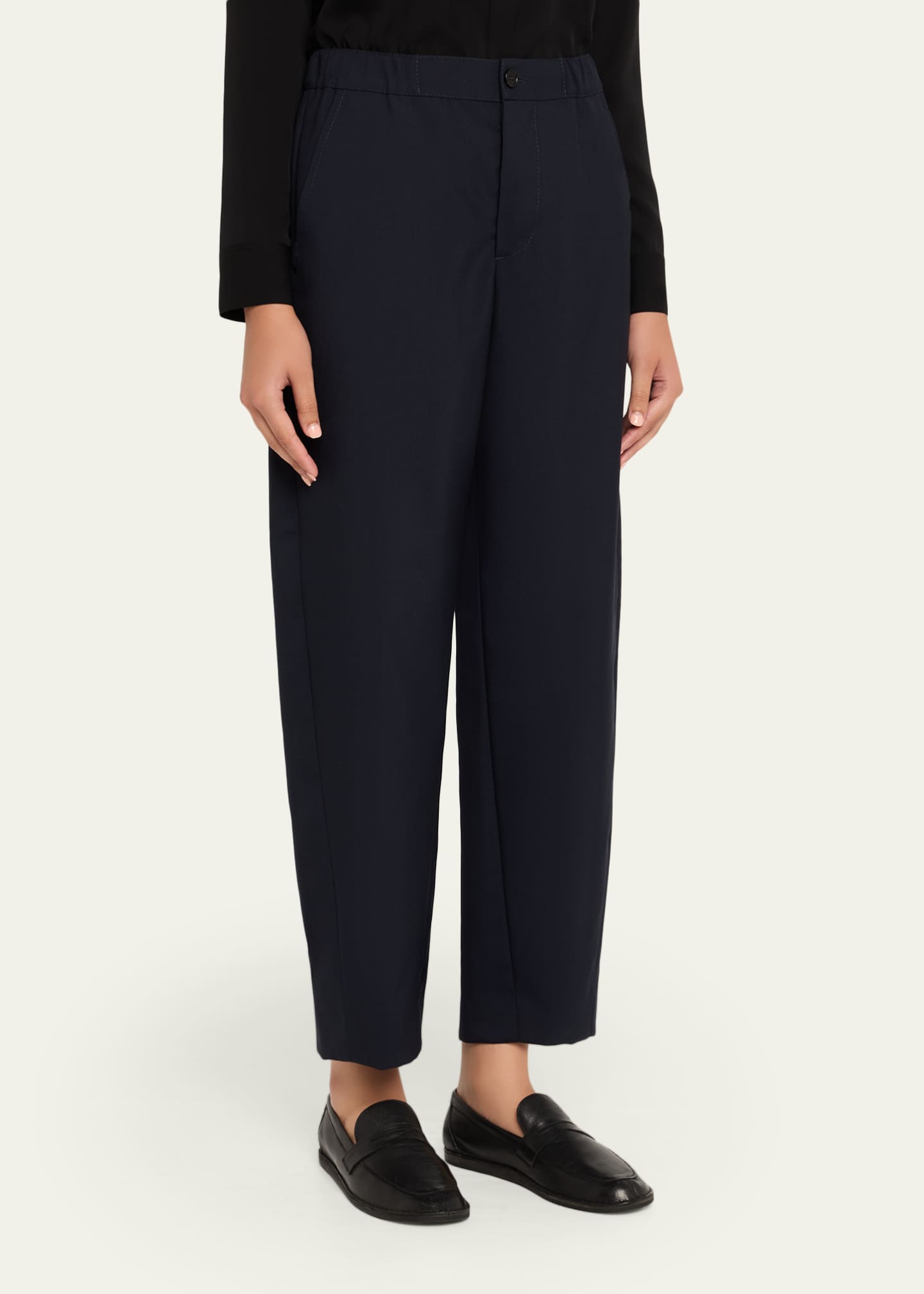 Marni Elastic Waistband Straight-Leg Trousers Image 4 of 5