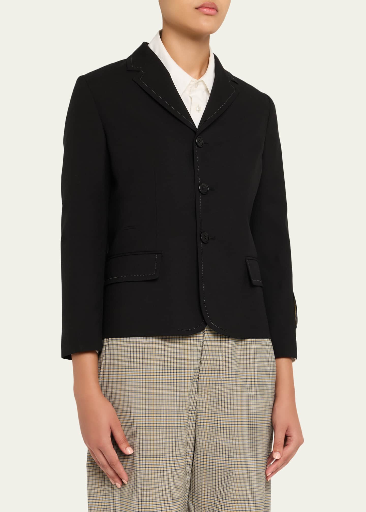 Marni Single-Breasted Baby Simple Chest Jacket Image 4 of 5