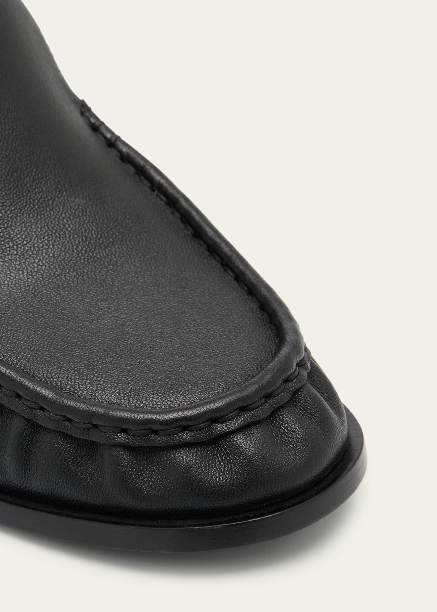 3.1 Phillip Lim Nadia Leather Heeled Loafers Image 5 of 6