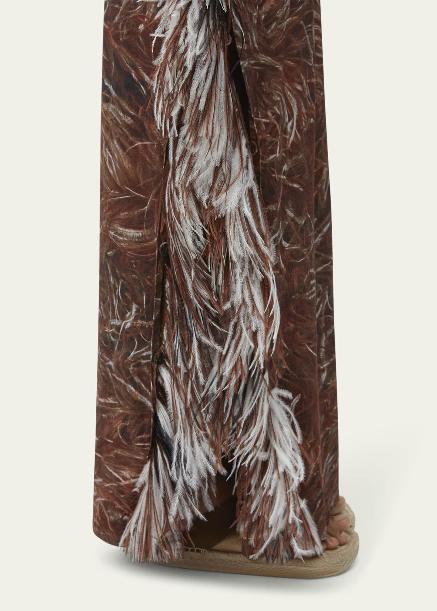 Loewe Feather Detail Tank Maxi Dress Image 5 of 5