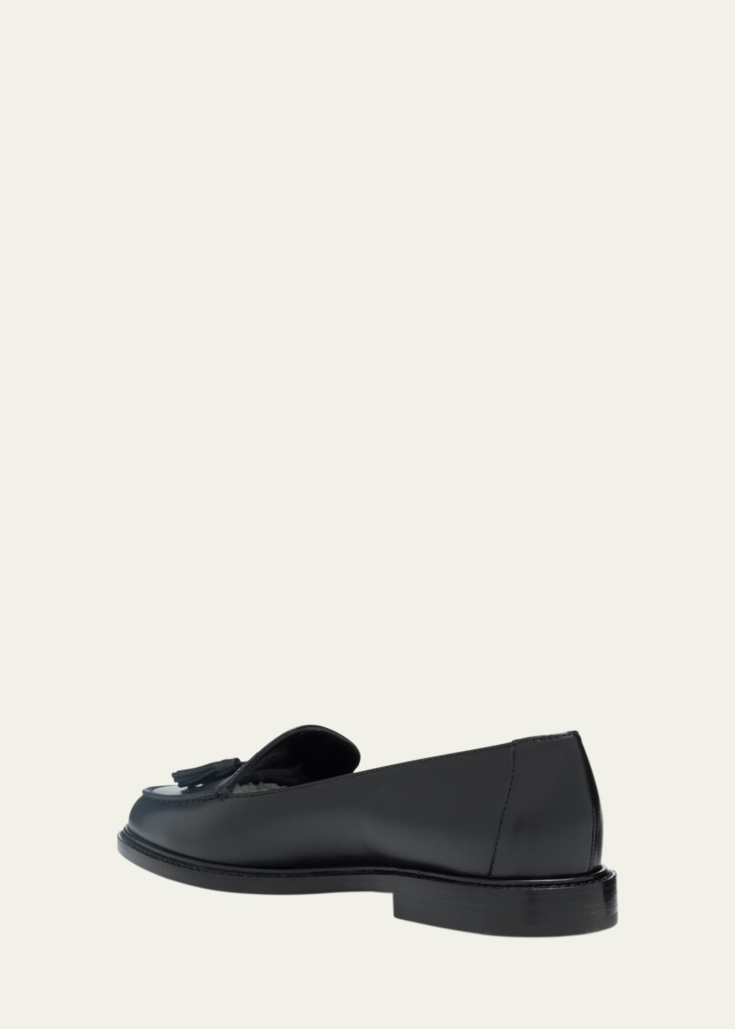 Manolo Blahnik Bucky Leather Loafers Image 2 of 4