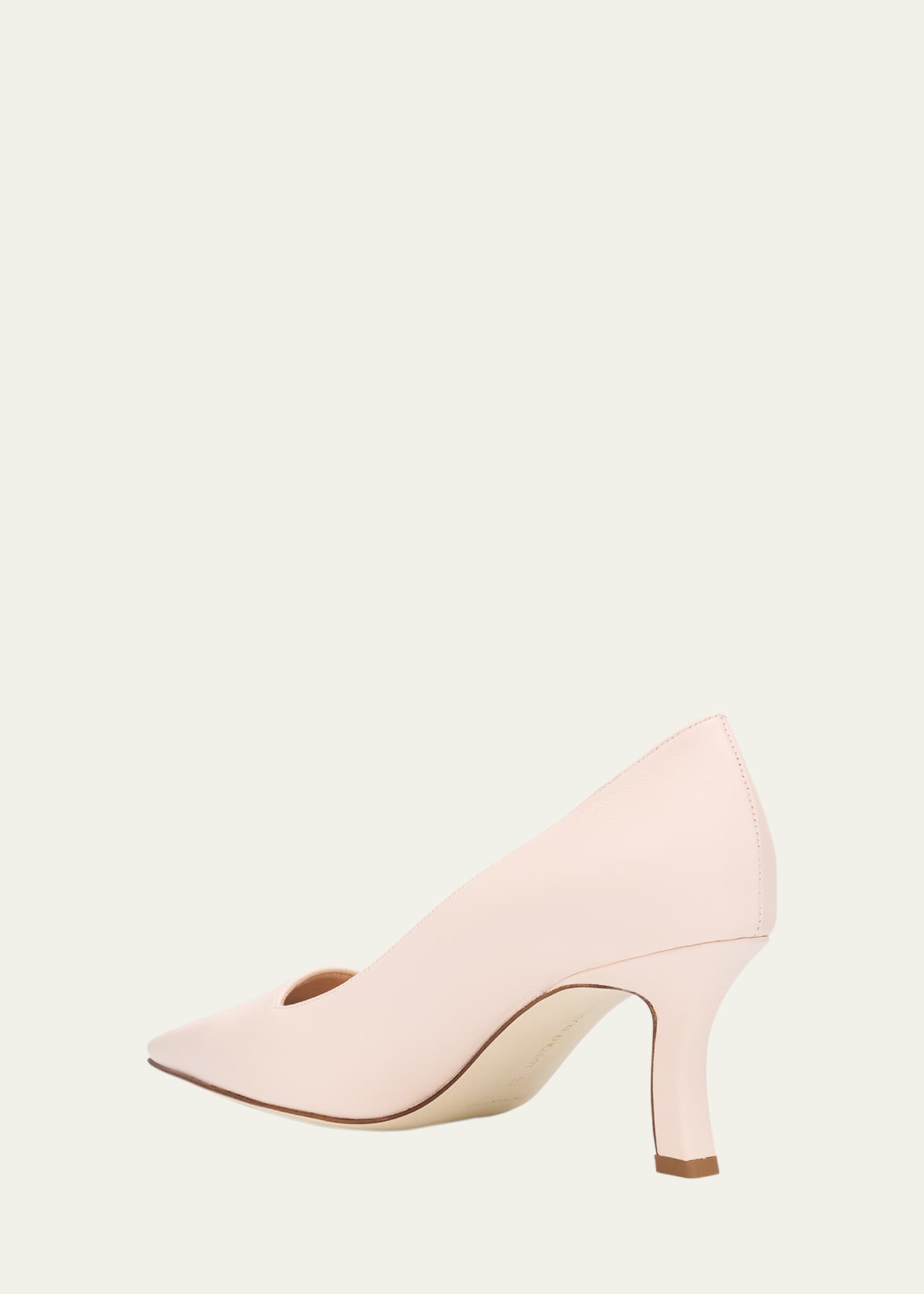 Manolo Blahnik Moiralo Leather Pumps Image 2 of 4