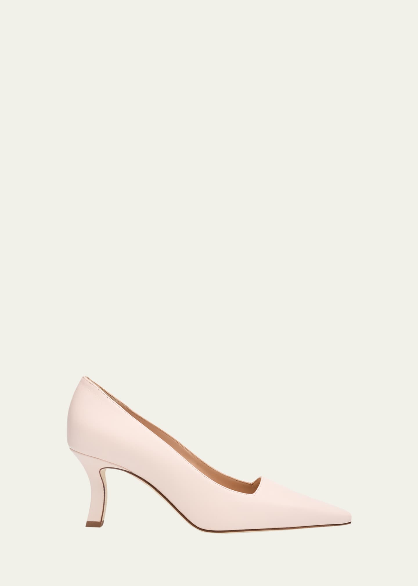 Manolo Blahnik Moiralo Leather Pumps Image 1 of 4