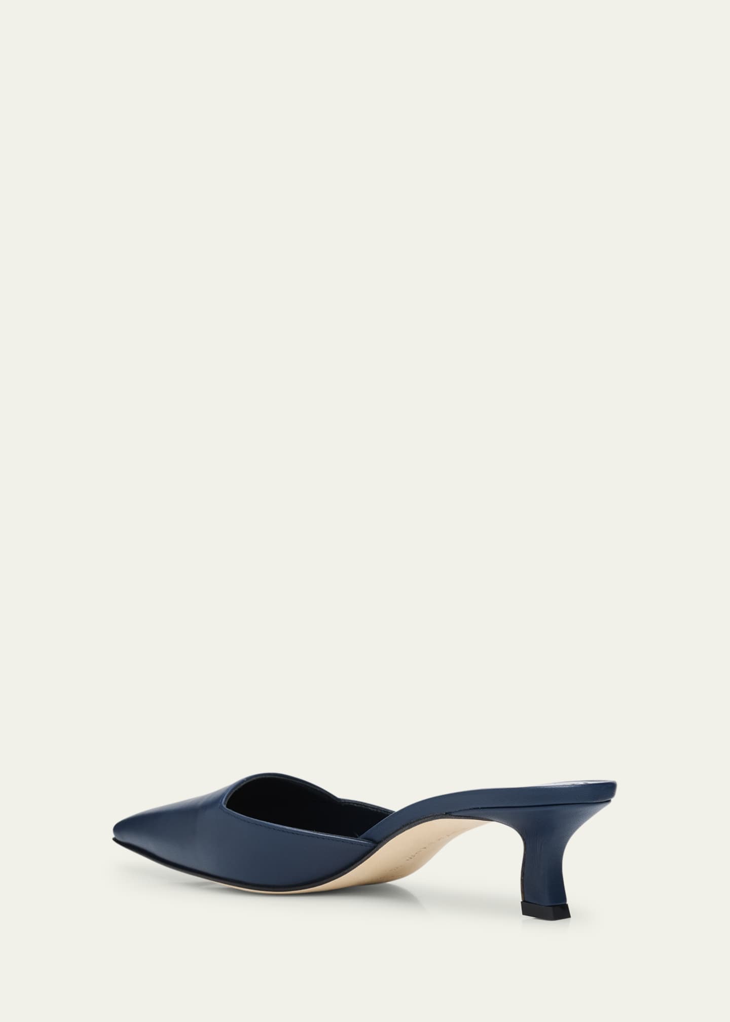 Manolo Blahnik Moiramu Leather Mules Image 2 of 4