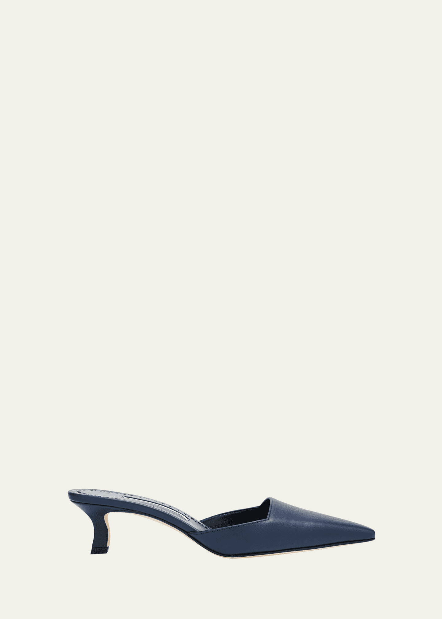 Manolo Blahnik Moiramu Leather Mules Image 1 of 4