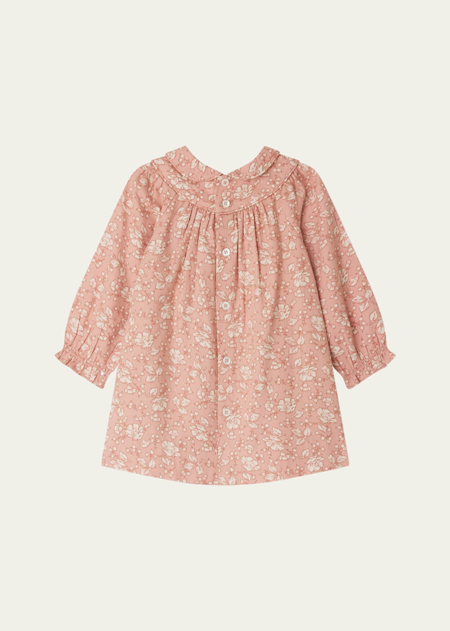 Bonpoint Girl's Jeni Floral Cotton Dress, Size 18M-3 Image 2 of 3