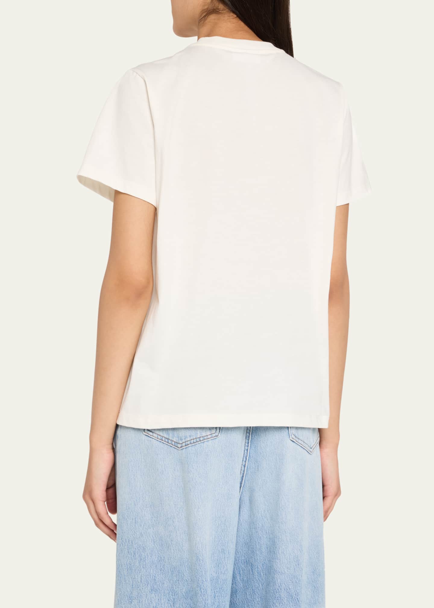Ganni Relaxed Cotton-Jersey Grapes T-Shirt - Bergdorf Goodman