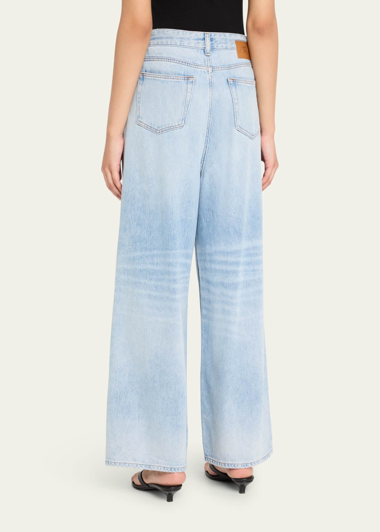 Ganni Soft Rigid Baggy Jeans Image 3 of 5