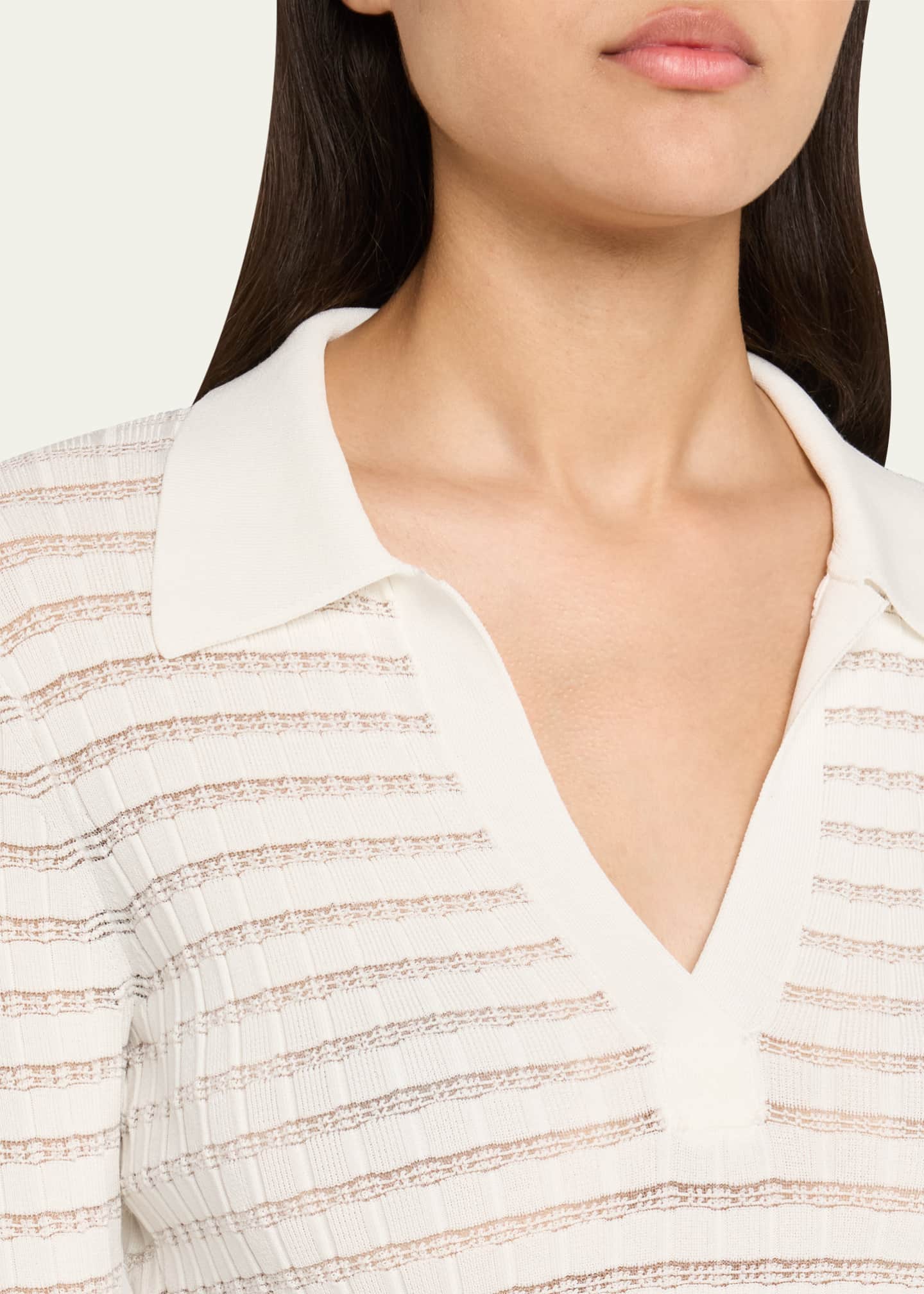 3.1 Phillip Lim Long-Sleeve Polo Top Image 5 of 5