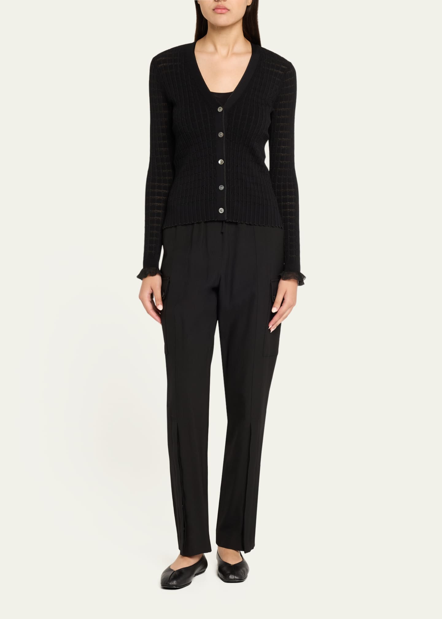 3.1 Phillip Lim Tapered Pull-On Cargo Pants Image 2 of 5