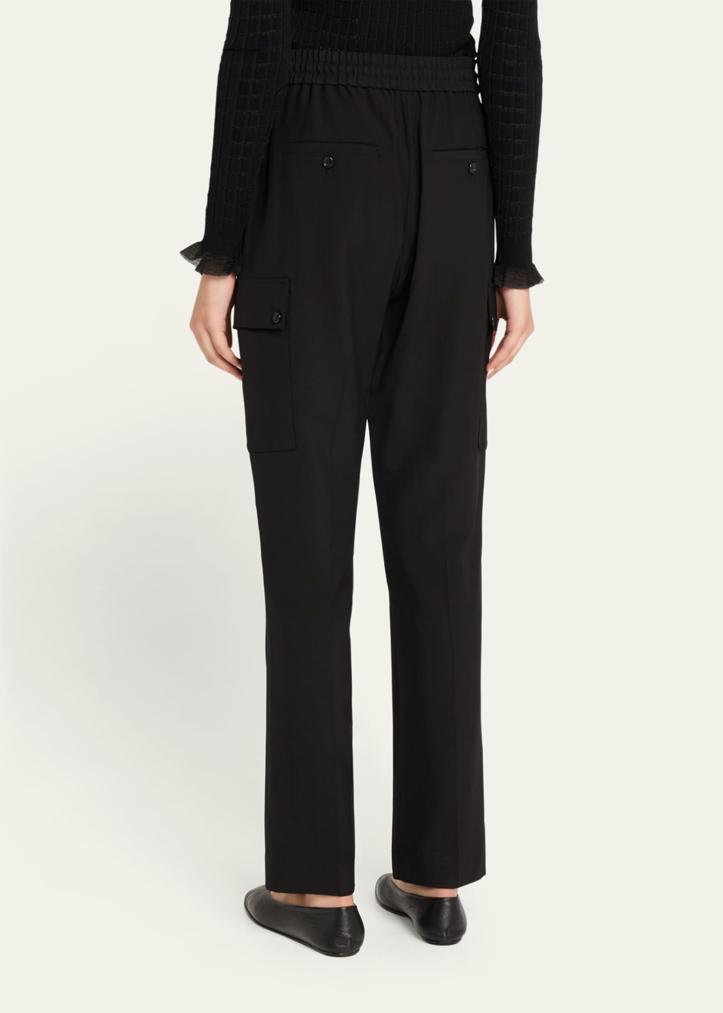 3.1 Phillip Lim Tapered Pull-On Cargo Pants Image 3 of 5