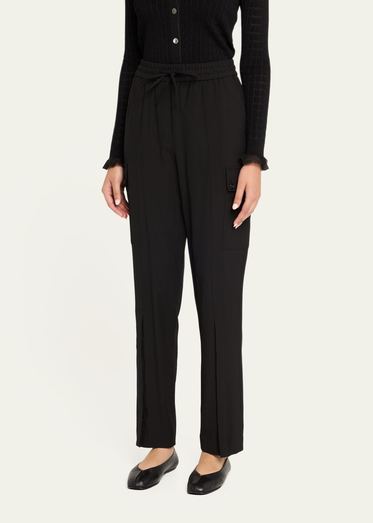 3.1 Phillip Lim Tapered Pull-On Cargo Pants Image 4 of 5