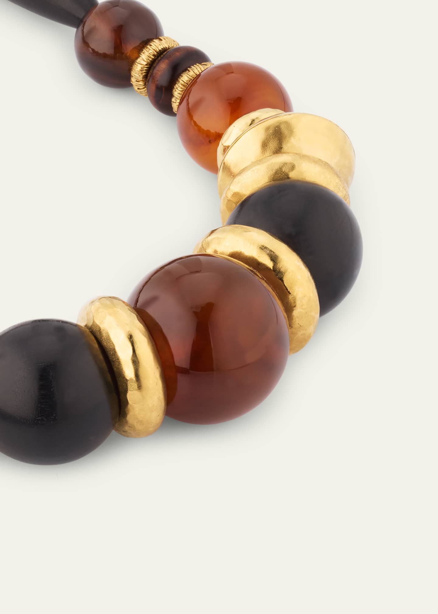 Saint Laurent Mixed Bead Necklace Image 3 of 4
