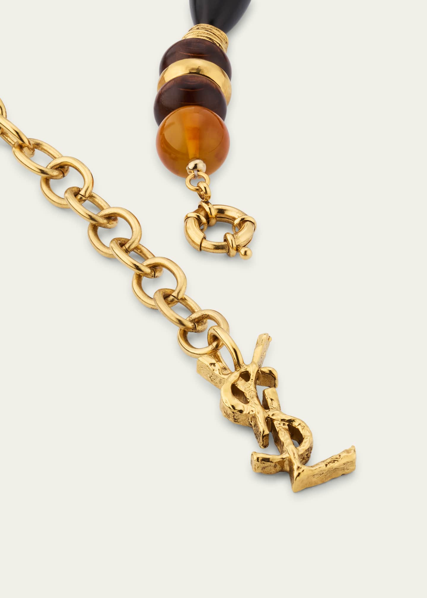 Saint Laurent Mixed Bead Necklace Image 4 of 4