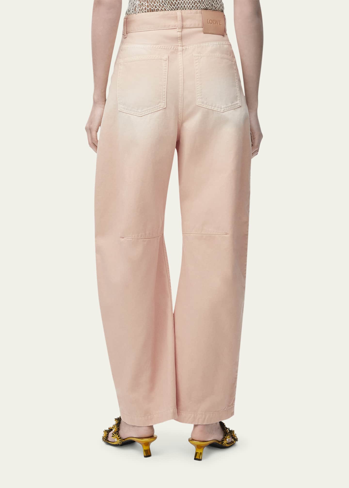 Loewe Barrel Cotton Trousers Image 2 of 4