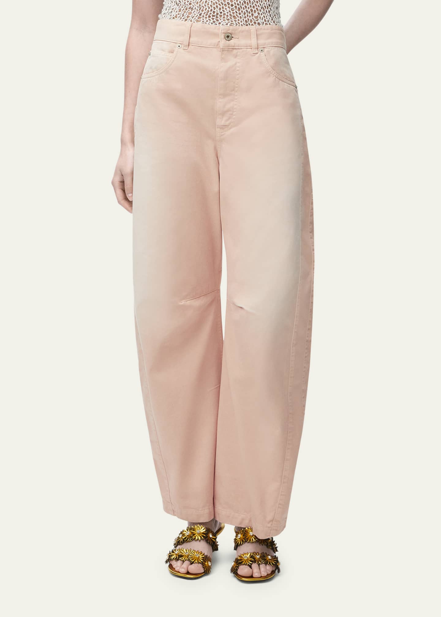 Loewe Barrel Cotton Trousers Image 3 of 4