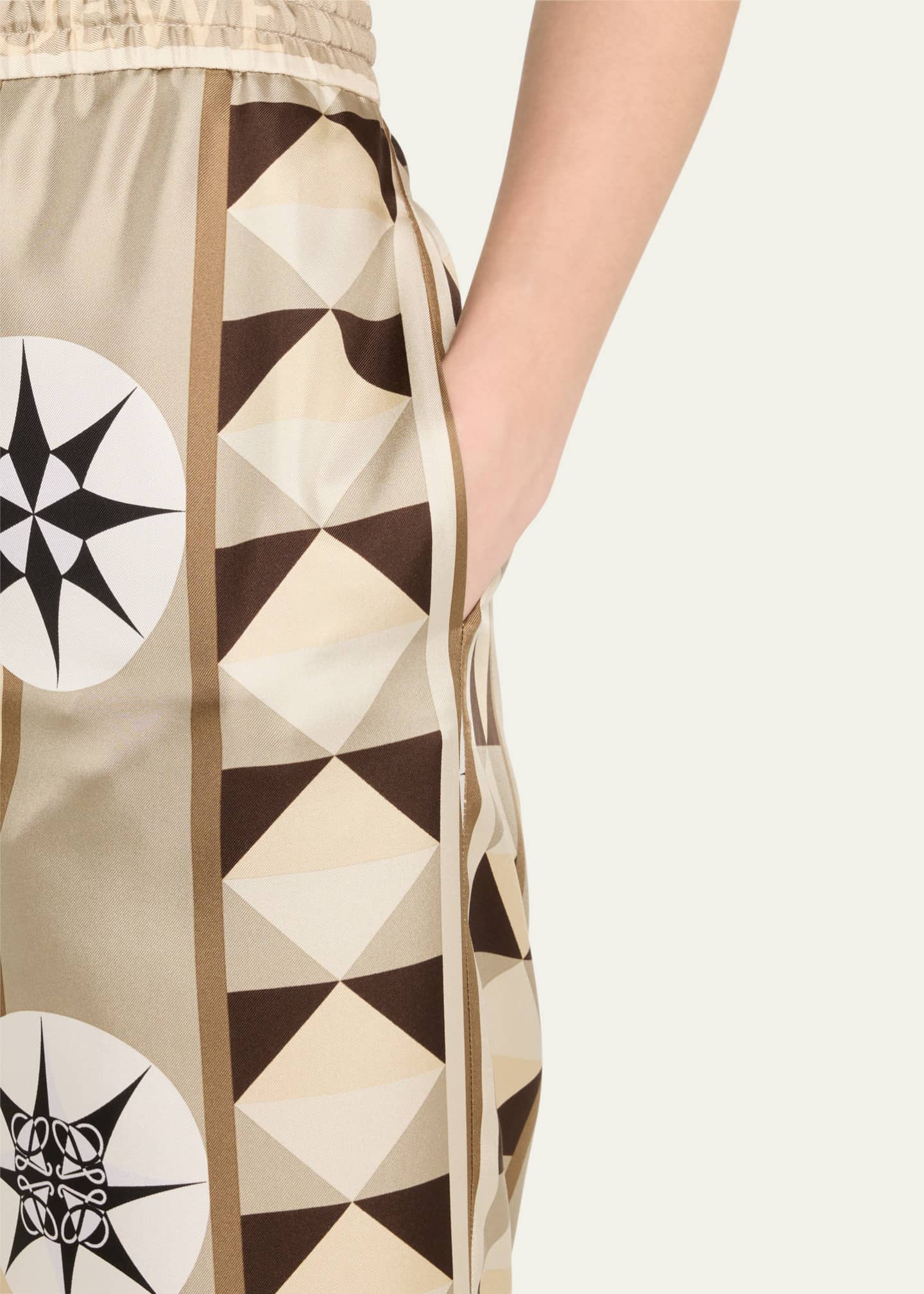 Loewe Scarf Print Silk Pajama Trousers Image 5 of 5