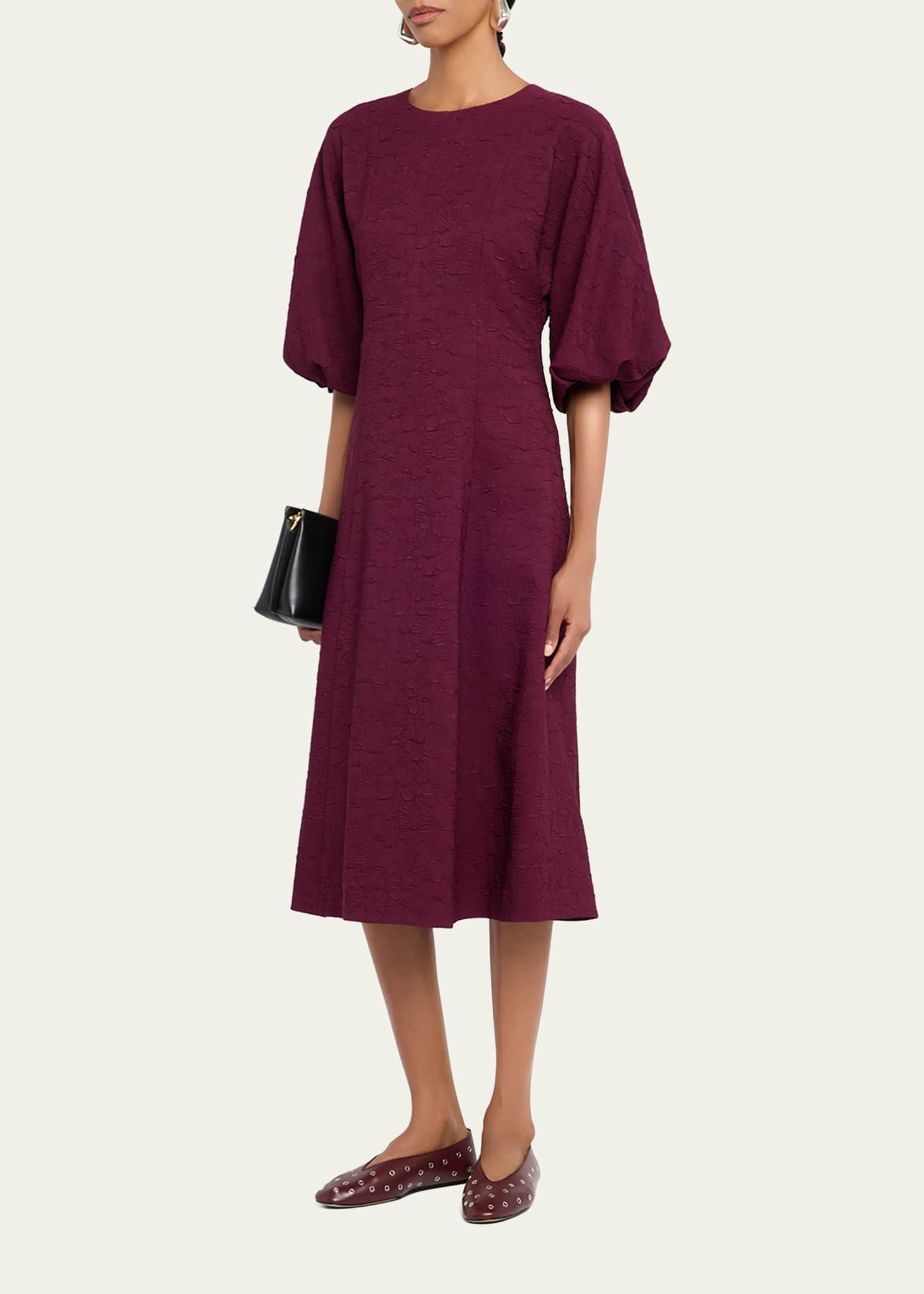 knee length dresses for ladies Lafayette 148 New York White Sleeveless Cotton Blend Midi Dress – SilkRoll main image 1