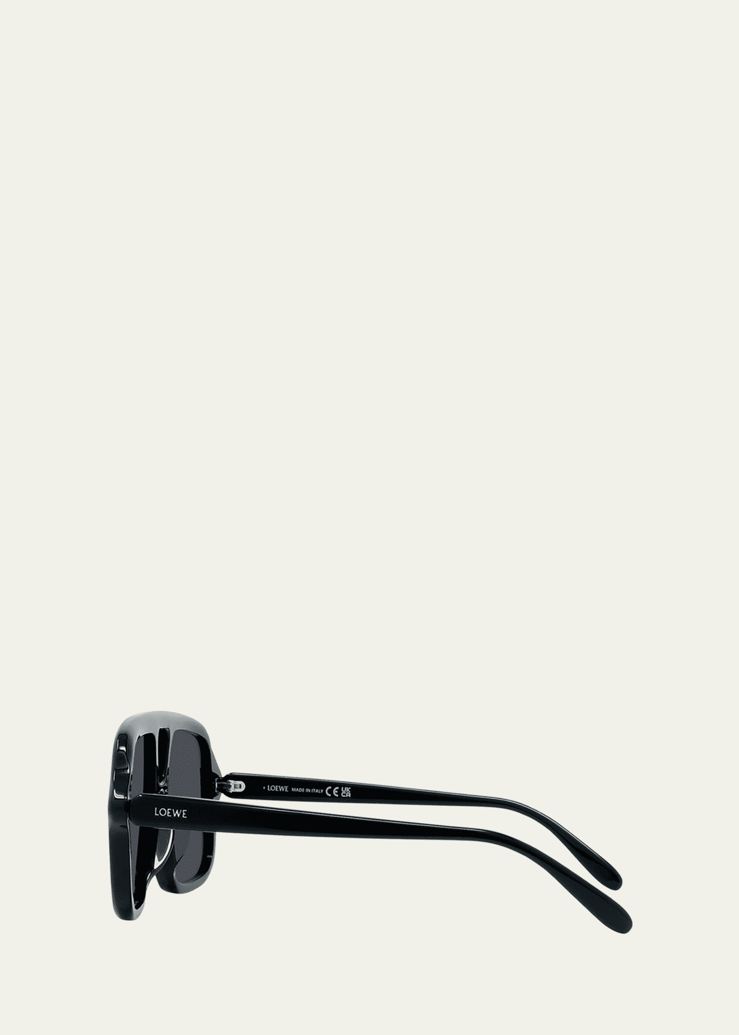 Loewe Slim Aviator Logo Sunglasses Image 3 of 5
