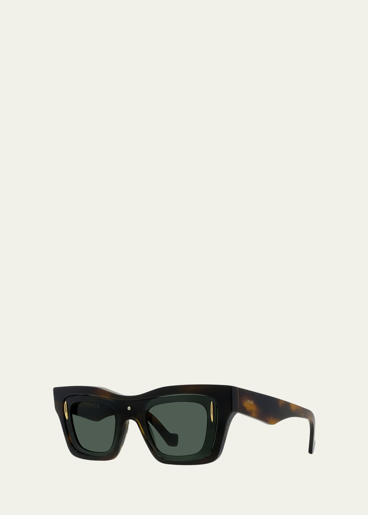 Loewe Signature Square Acetate Sunglasses - Bergdorf Goodman