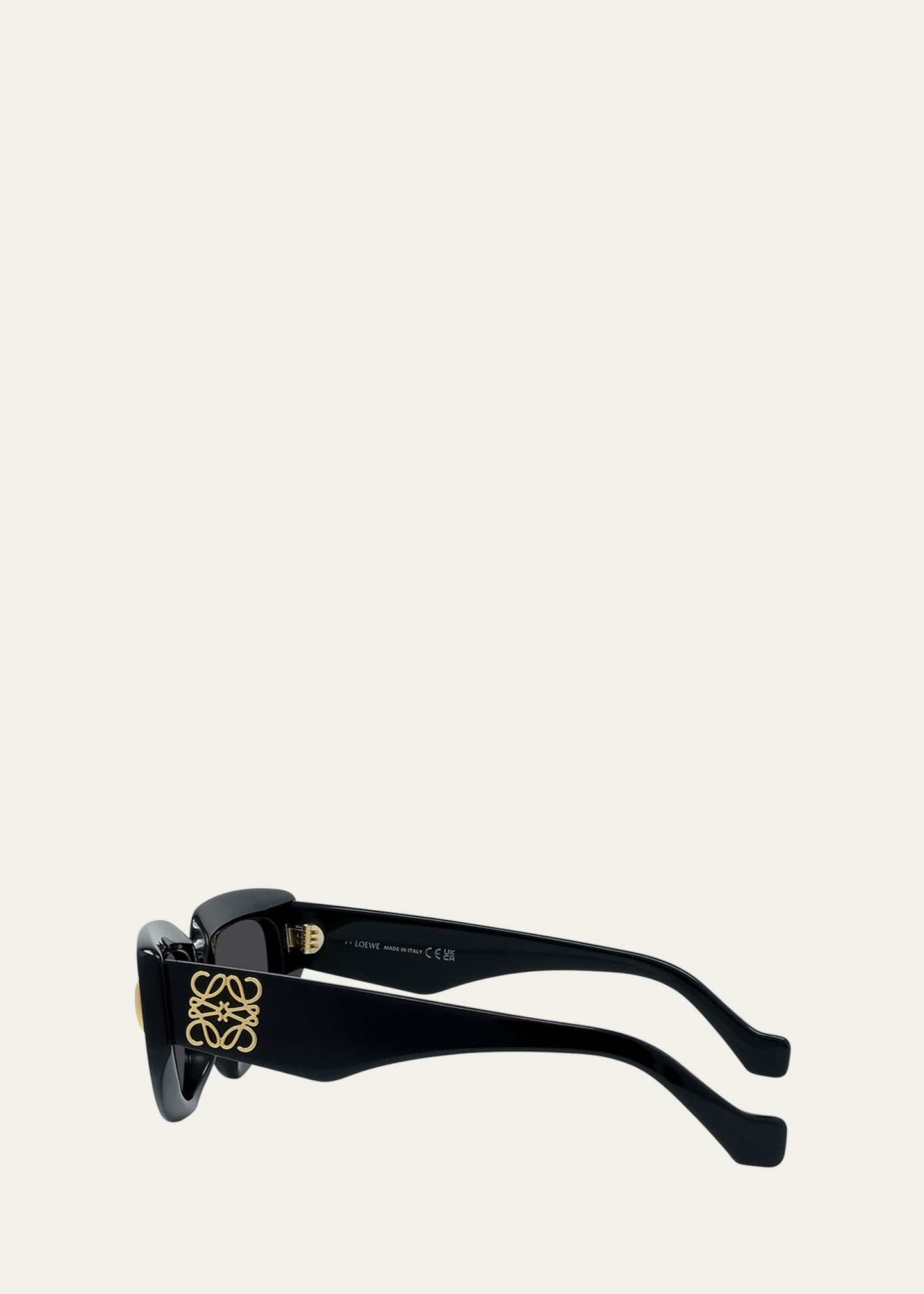 Loewe Anagram Geometric Acetate Sunglasses Image 3 of 3