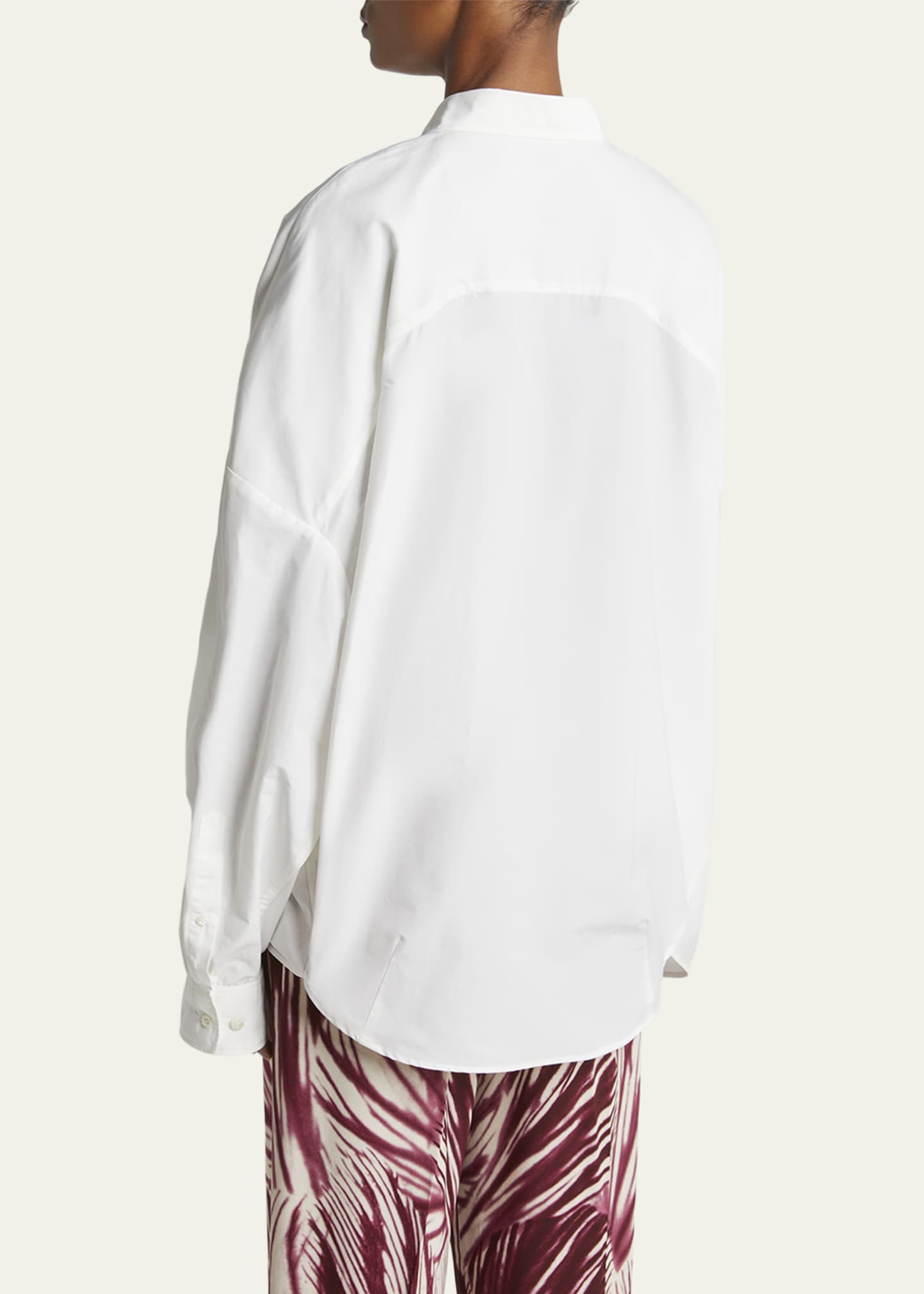 Dries Van Noten Casia Button Down Oversized Shirt Image 3 of 5