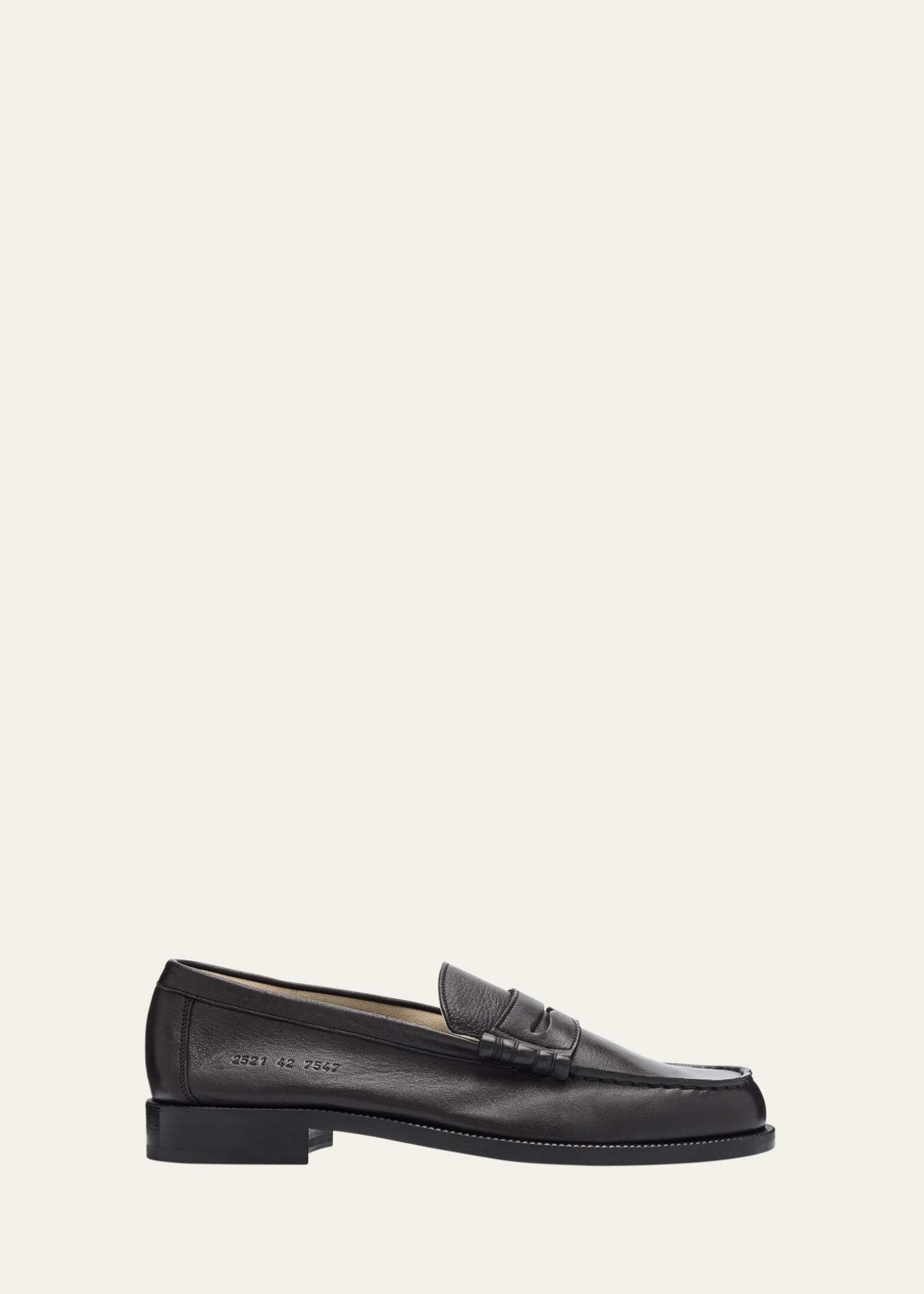 Common Projects Men\'s Black Leather Penny Loafers Size 9 Common Projects Men main image 4
