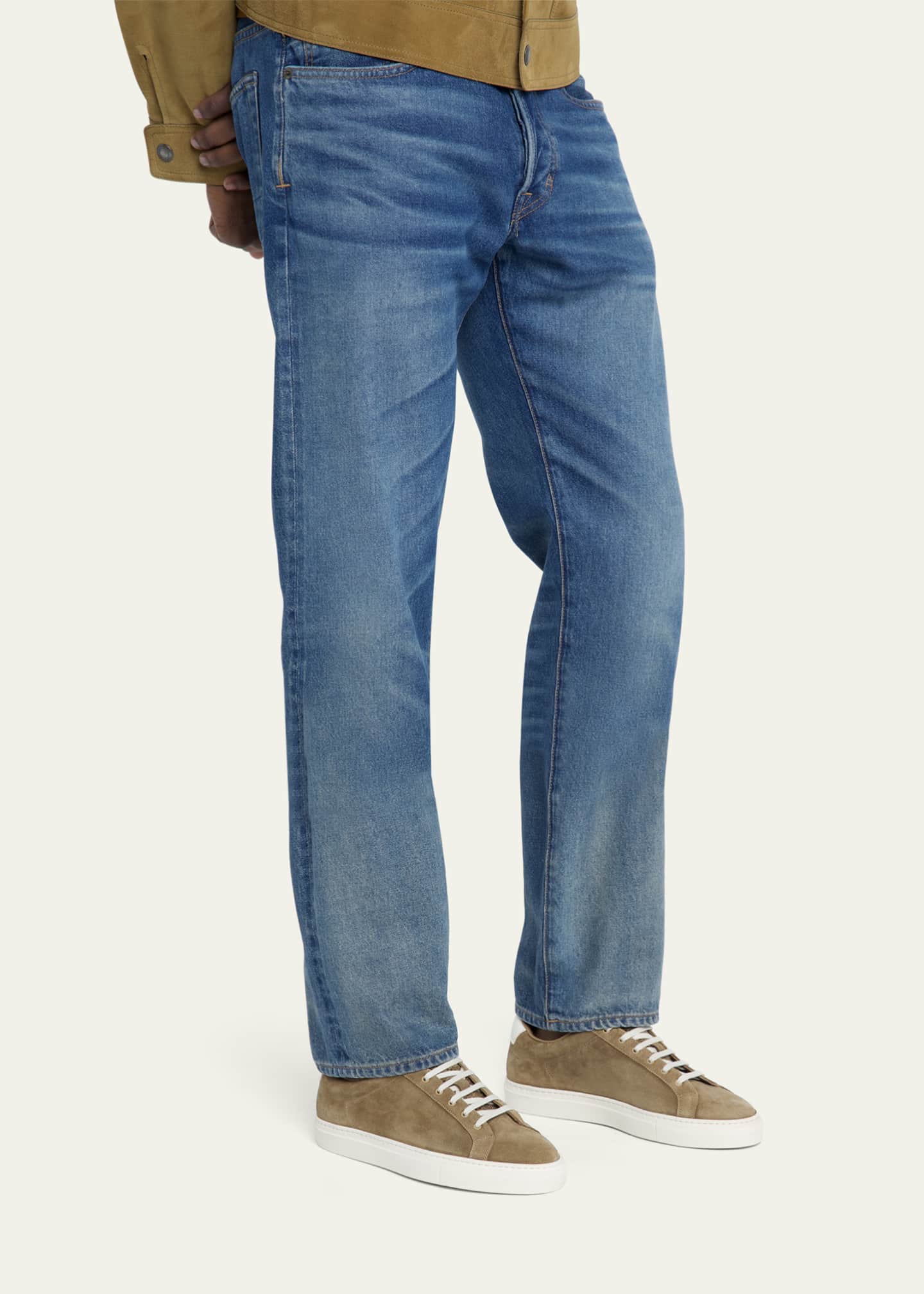 Men's Retro Oiled Suede Low-Top Sneakers