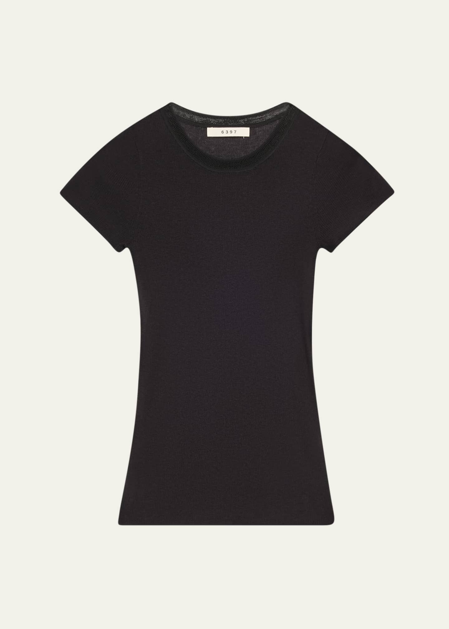 Ribbed Crewneck Tee