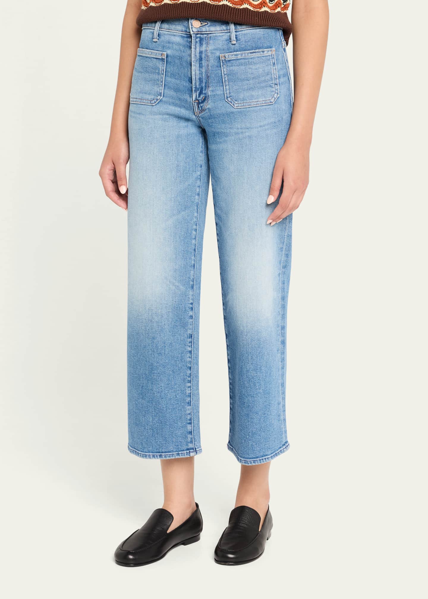 【nabe190様用】MOTHER OF ALL / Age Of The Mother - Patch Pocket Mid Rise Maven Ankle Jean | Mitchell