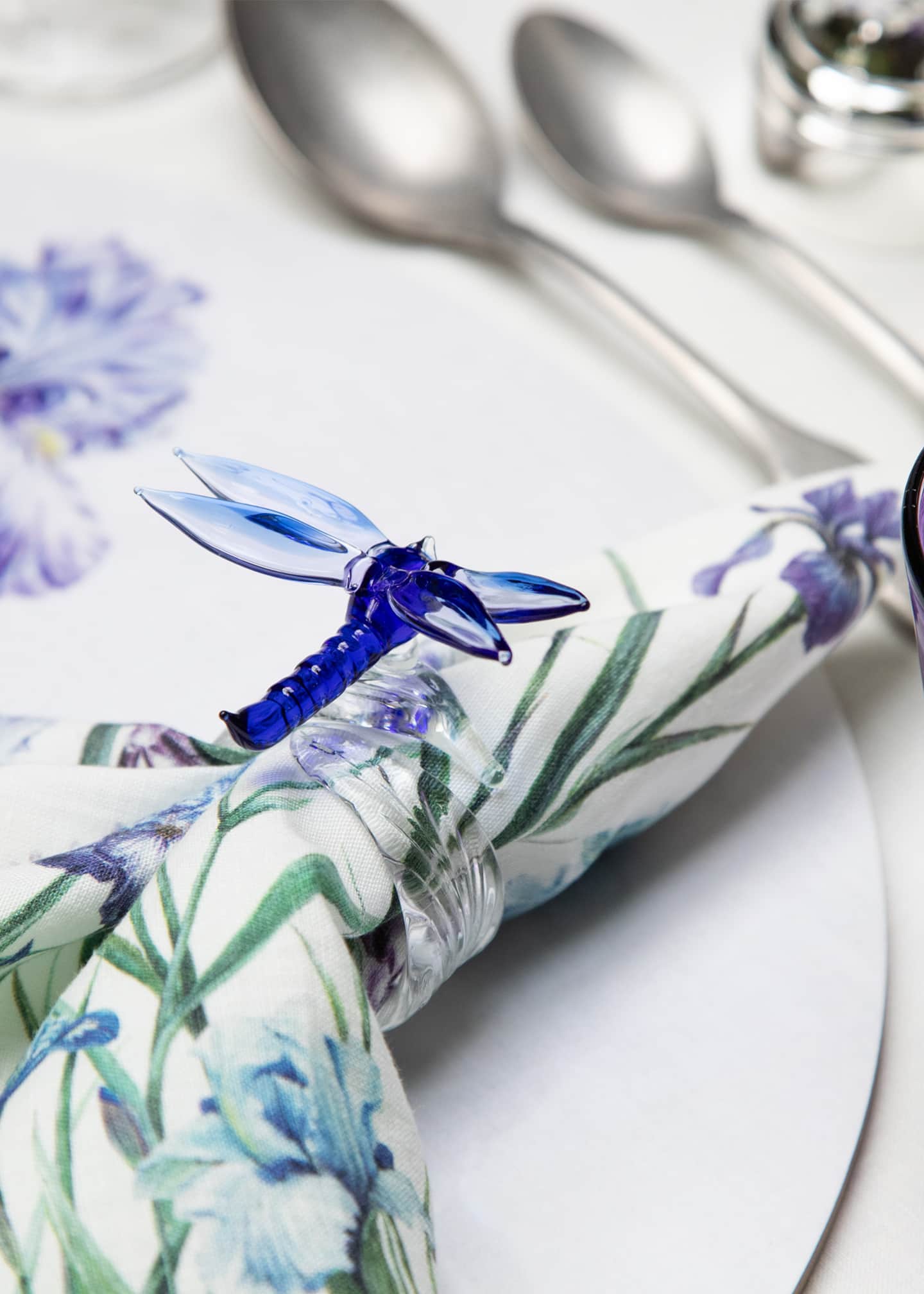 SUMMERILL & BISHOP Iris Linen Napkin Image 5 of 5