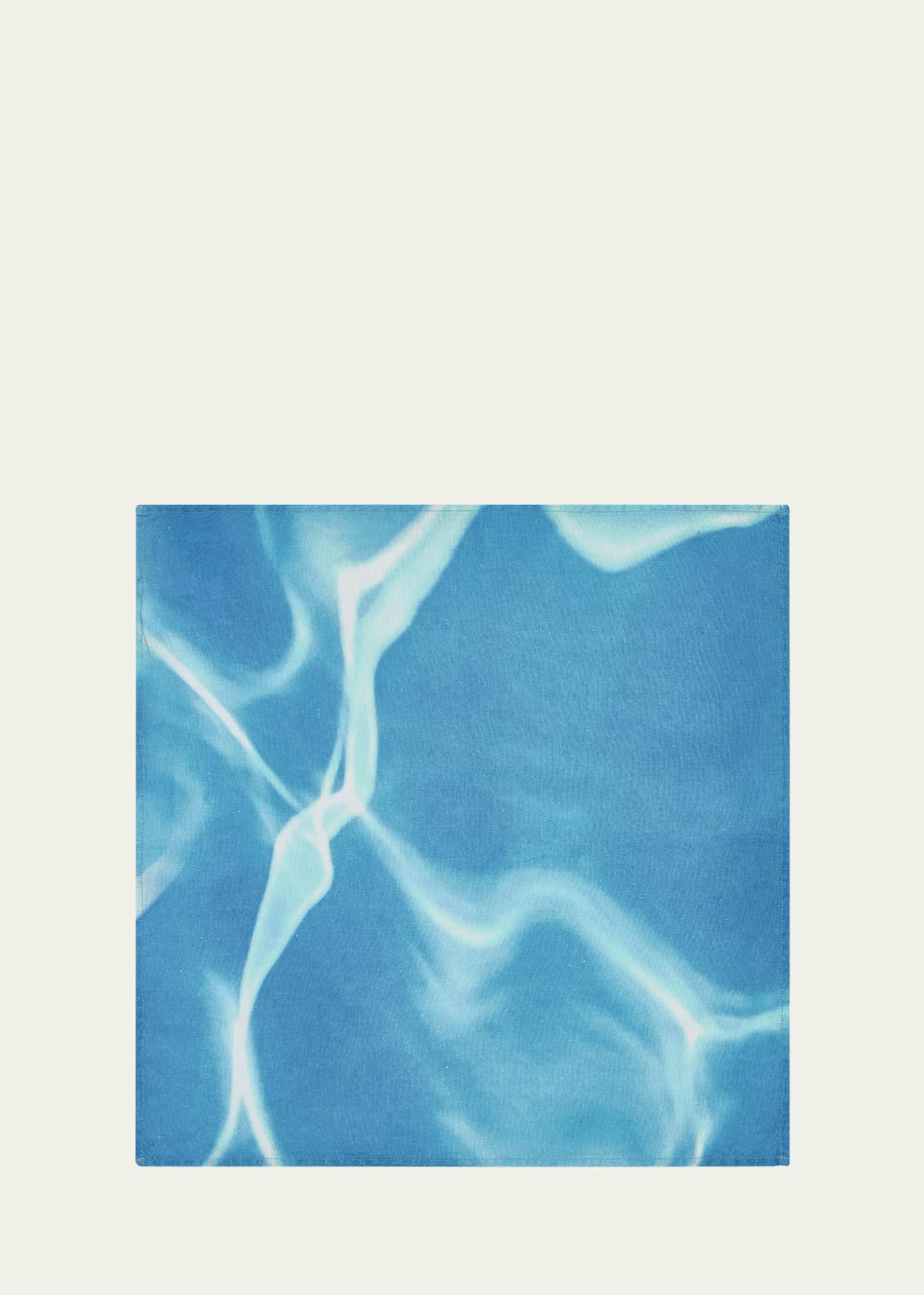 SUMMERILL & BISHOP La Piscine Linen Napkin Image 1 of 4