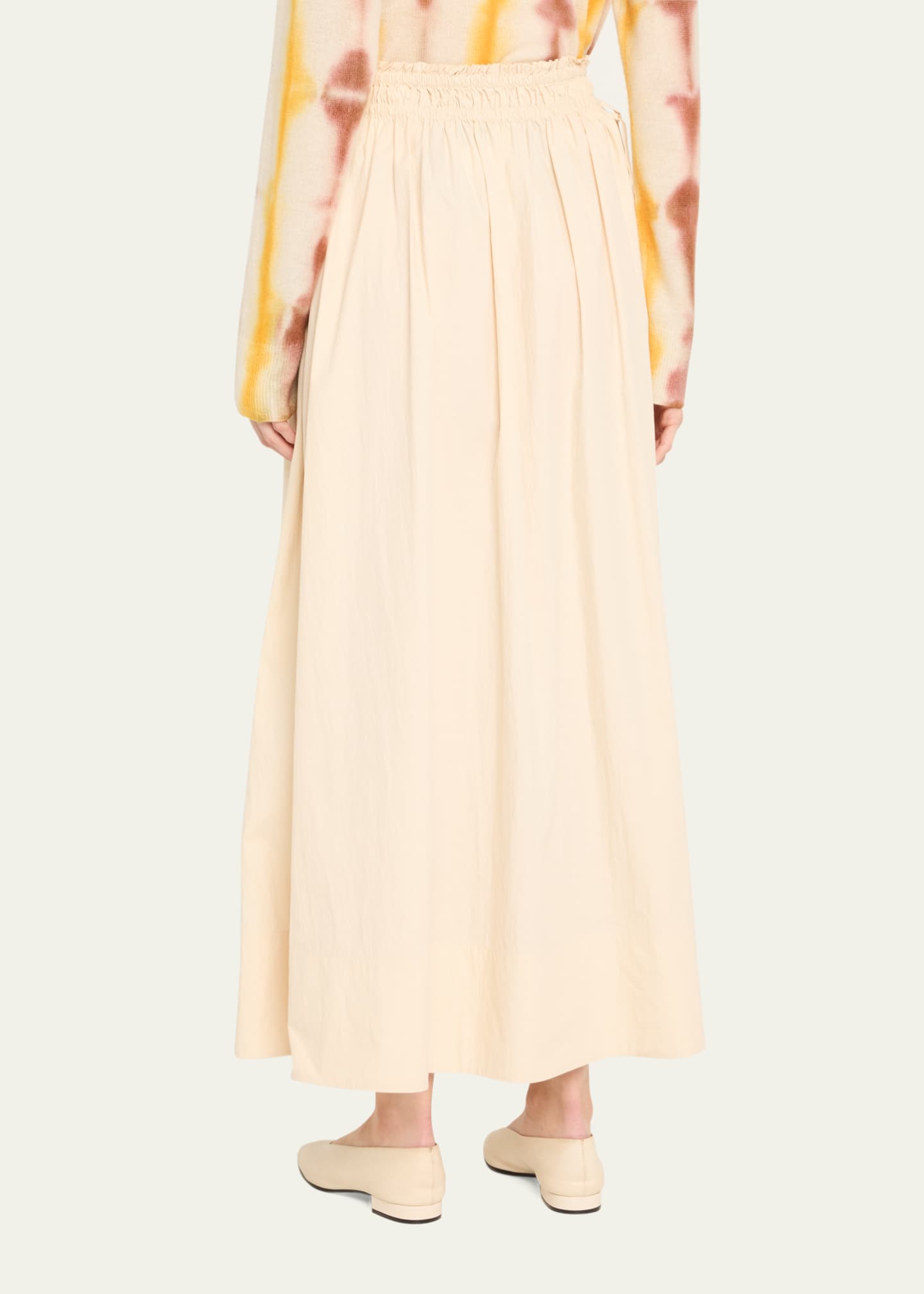 Lafayette 148 New York Ruched A-Line Maxi Skirt Image 3 of 5
