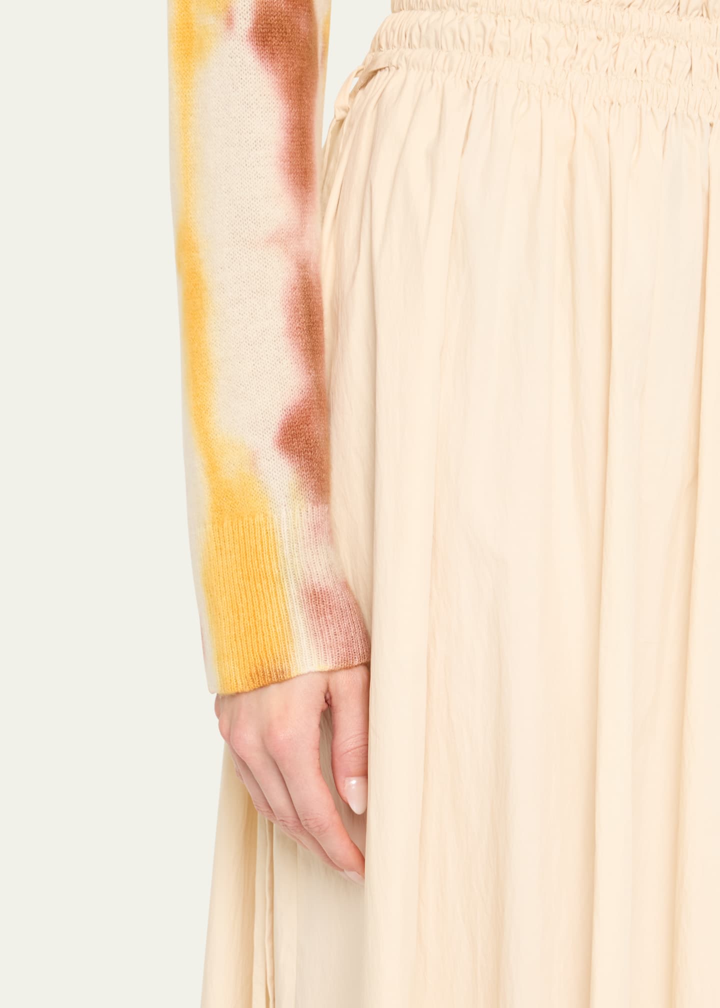 Lafayette 148 New York Ruched A-Line Maxi Skirt Image 5 of 5