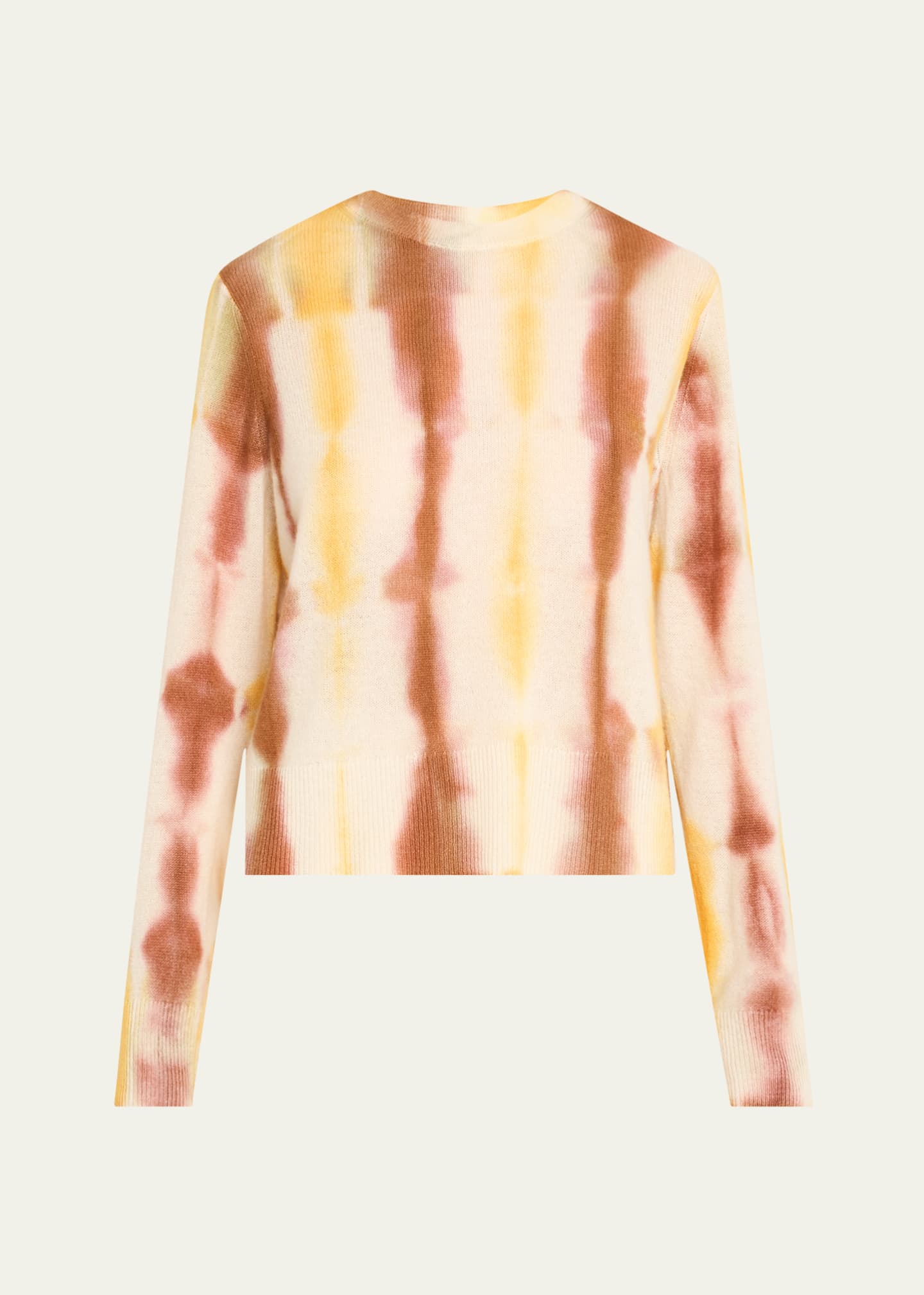 Lafayette 148 New York Tie-Dye Crewneck Cashmere Sweater Image 1 of 5