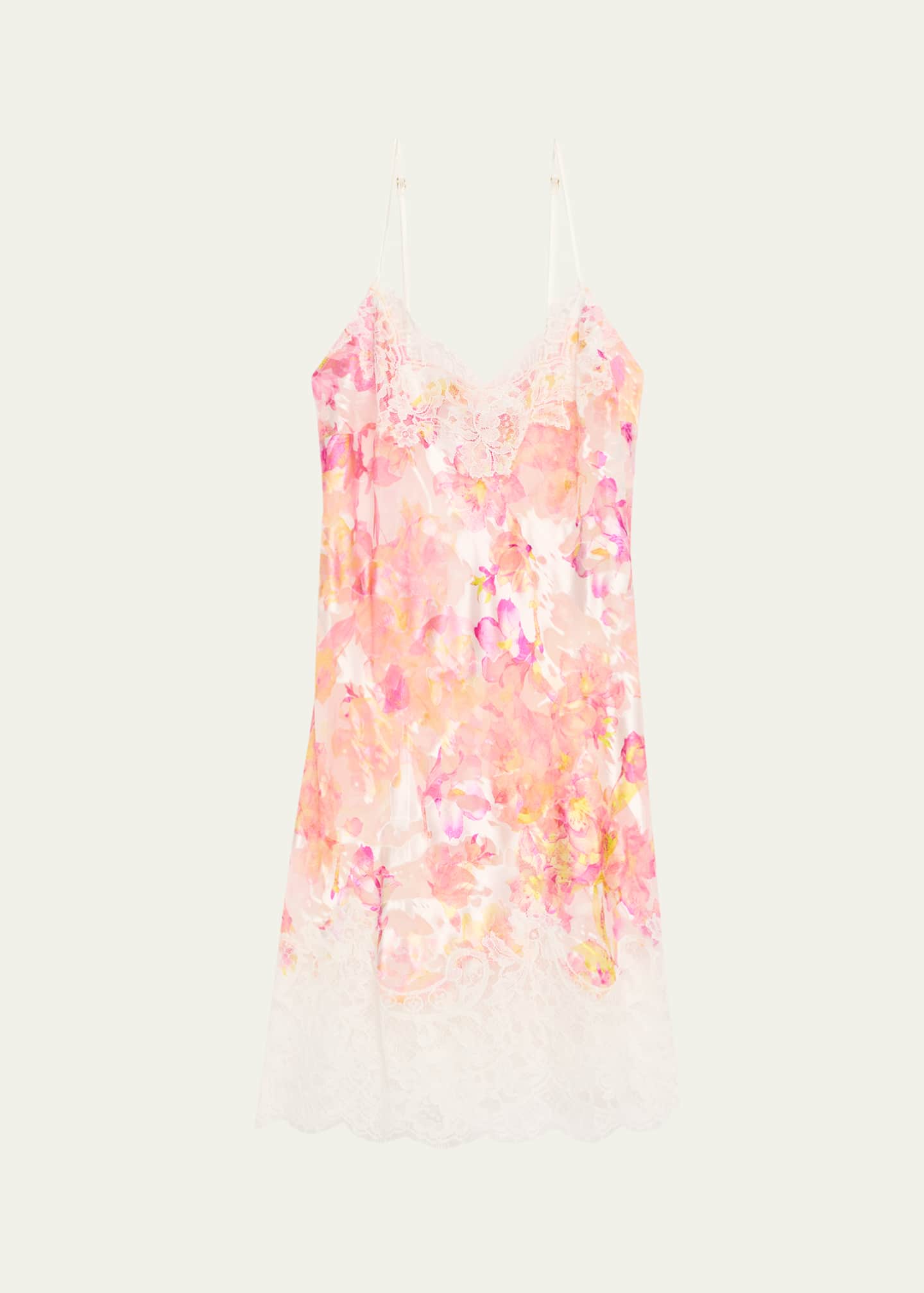 Lise Charmel Folie D'Ete Floral-Print Devore Nightie Image 1 of 5