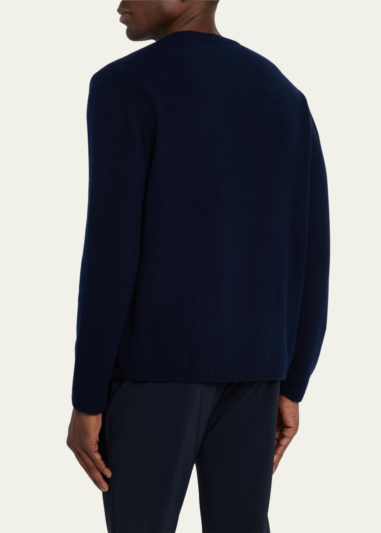 Bergdorf Goodman Men's Cashmere Crewneck Sweater Image 3 of 5