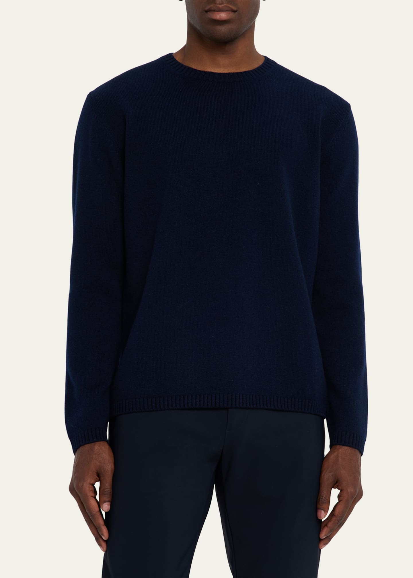 Bergdorf Goodman Men's Cashmere Crewneck Sweater Image 4 of 5