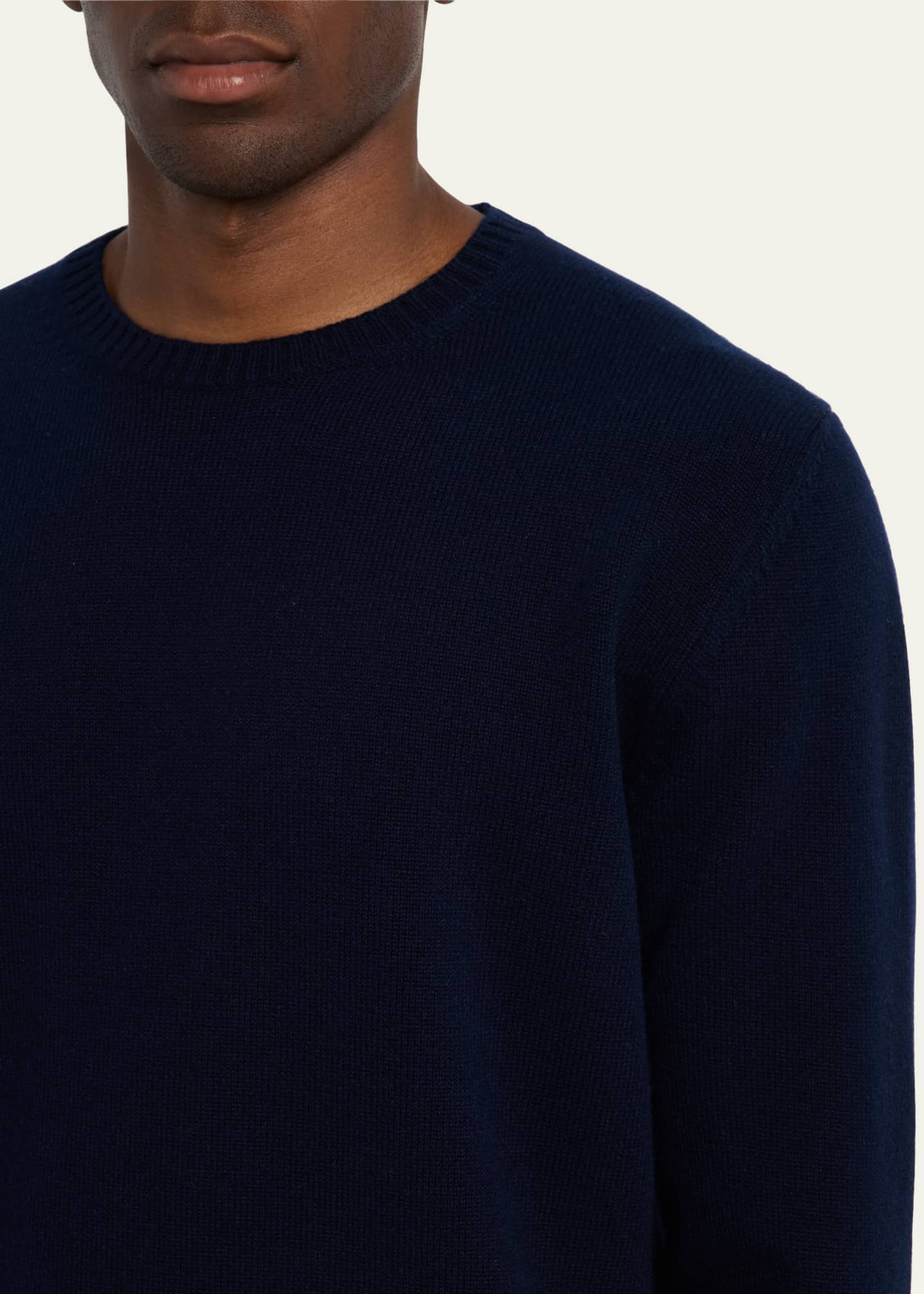Bergdorf Goodman Men's Cashmere Crewneck Sweater Image 5 of 5