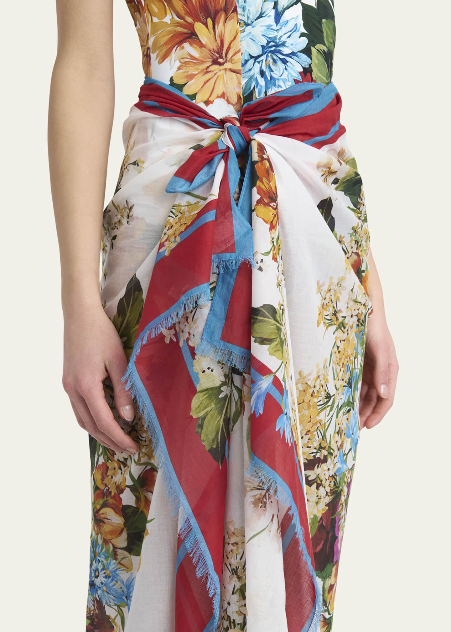 Dolce&Gabbana St Fiori Bouquet Pareo Coverup Image 5 of 5