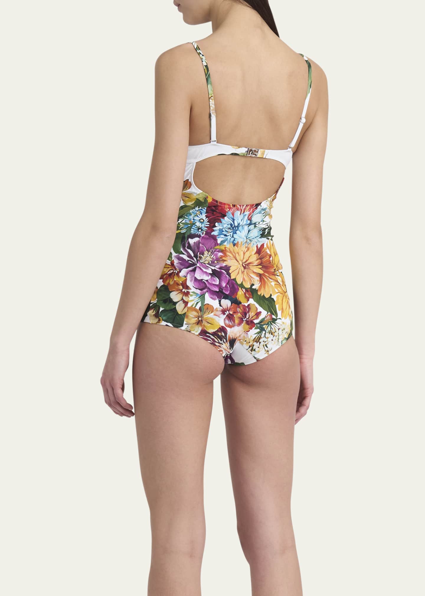 【DOLCE&GABBNA】ワンピース Dolce&Gabbana St Fiori Bouquet One-Piece Swimsuit - Bergdorf