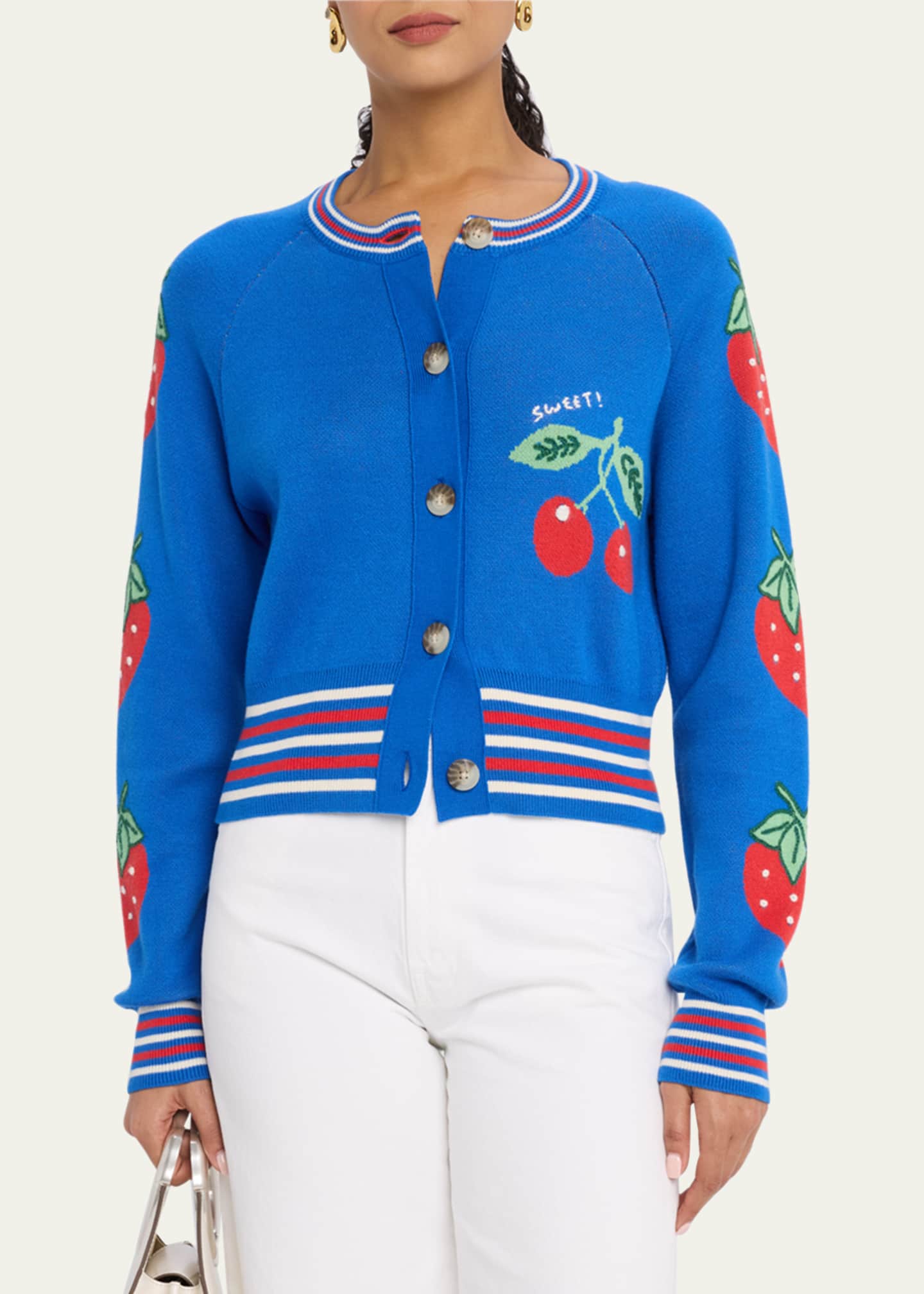 The Crop Rib Cardigan - Thumbnail 4