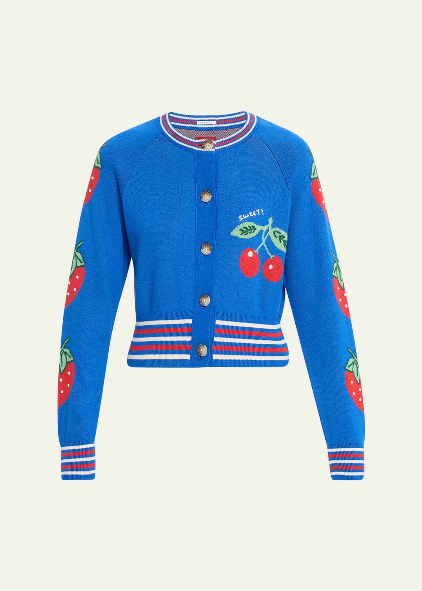 The Crop Rib Cardigan - Thumbnail 1
