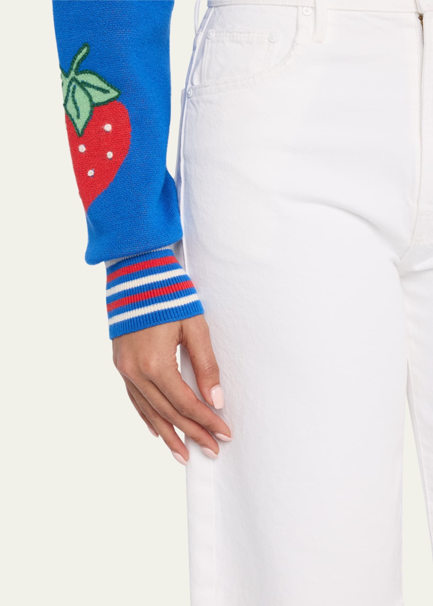 MOTHER The Maven Bermuda Fray Denim Shorts Image 5 of 5