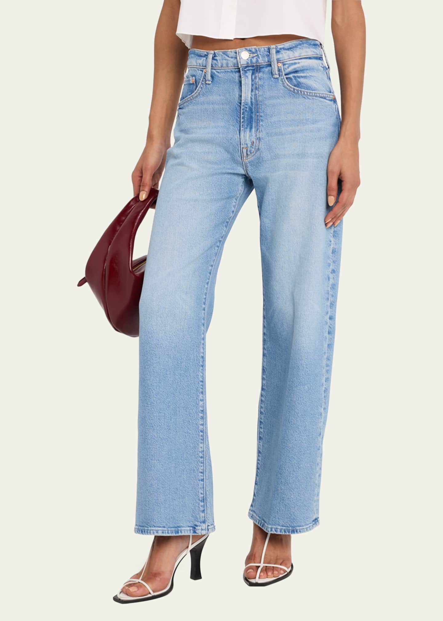 MOTHER Lil' Lasso Sneak Jeans Image 4 of 5