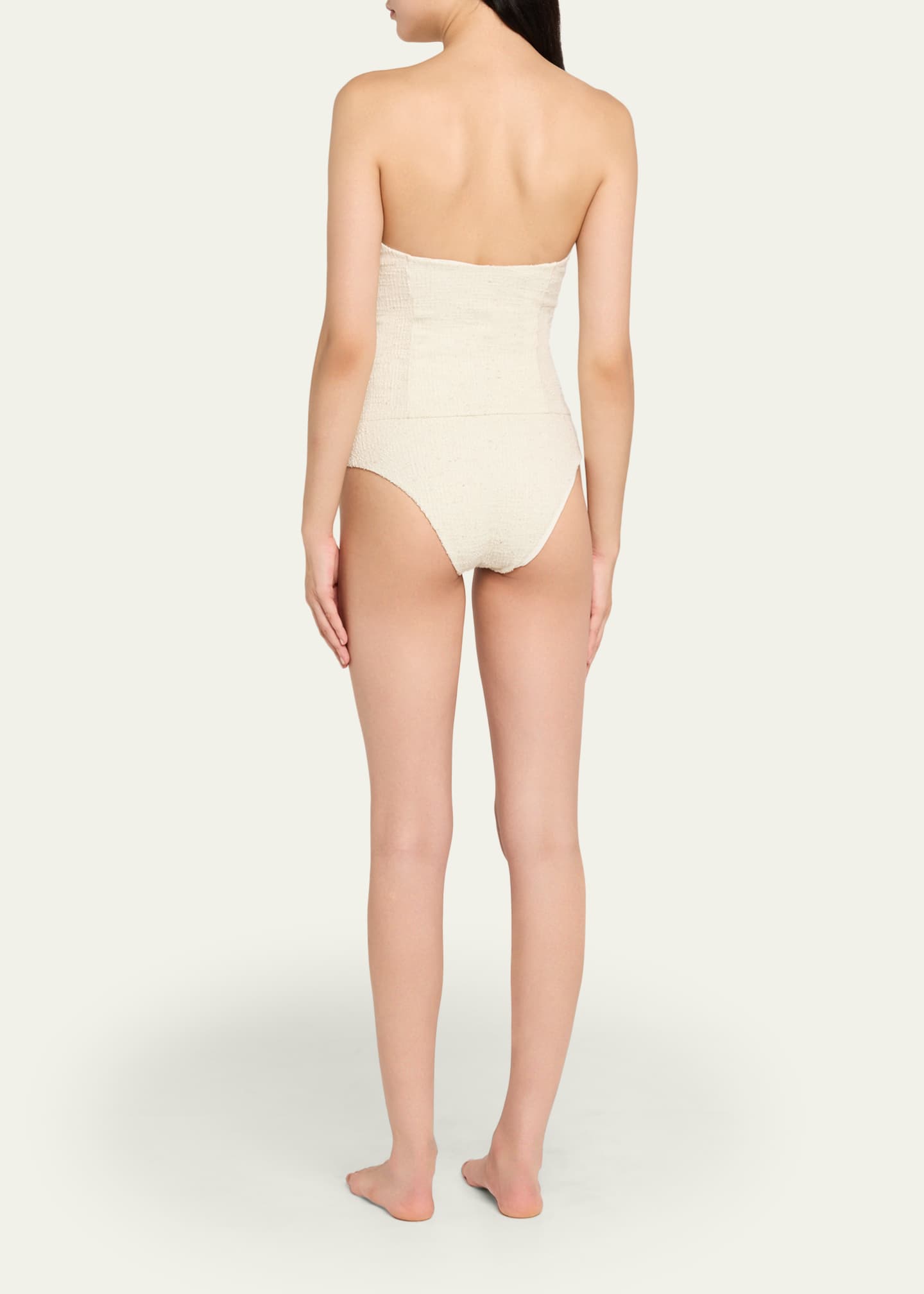 SIMKHAI Natalie Strapless One-Piece Swimsuit - Bergdorf Goodman
