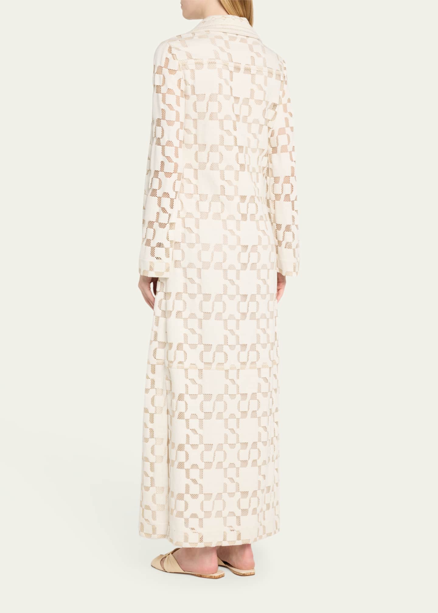 SIMKHAI Wiliama Lace-Up Maxi Dress Image 3 of 5