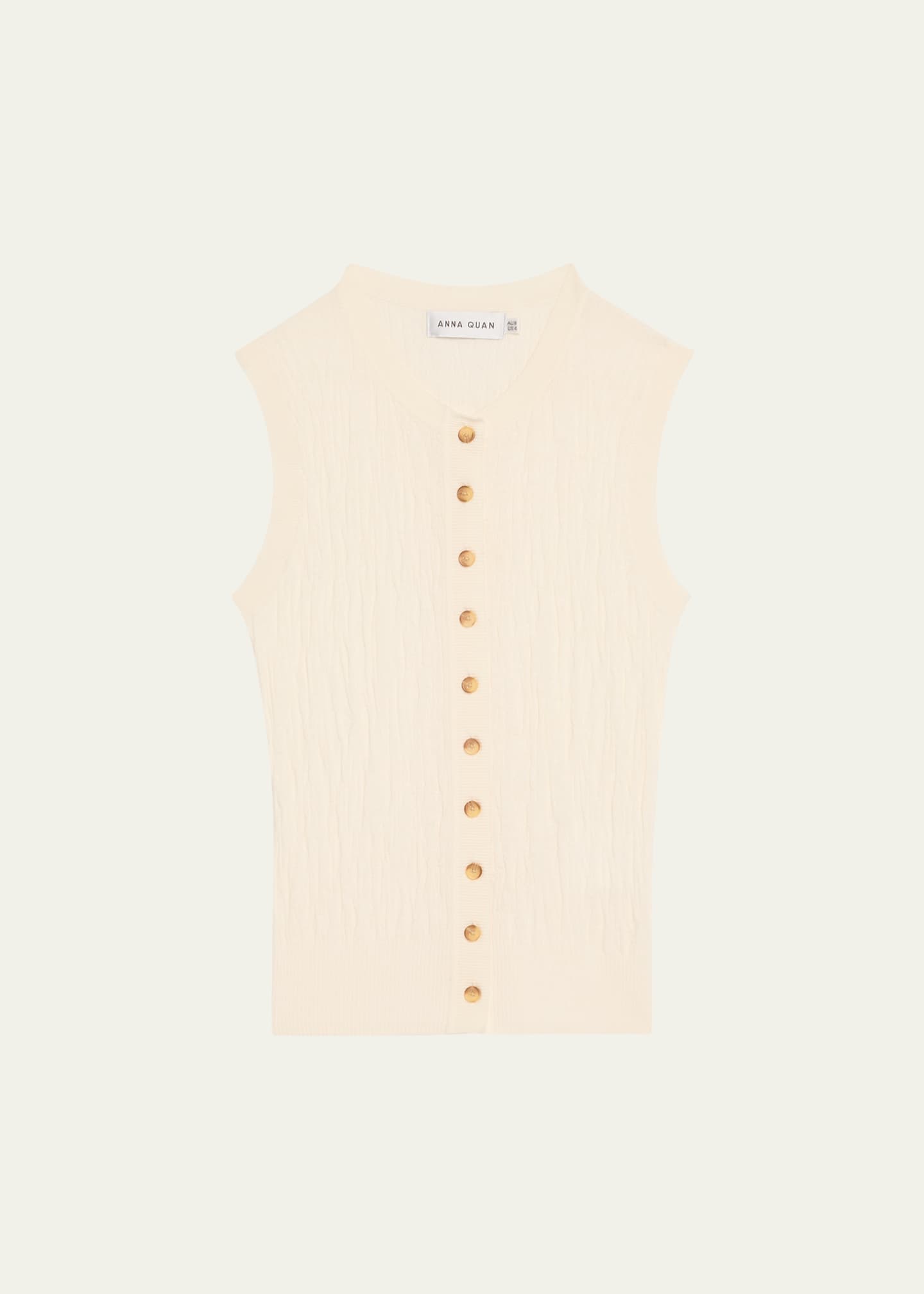 Anna Quan Serafina Button-Front Top Image 1 of 5