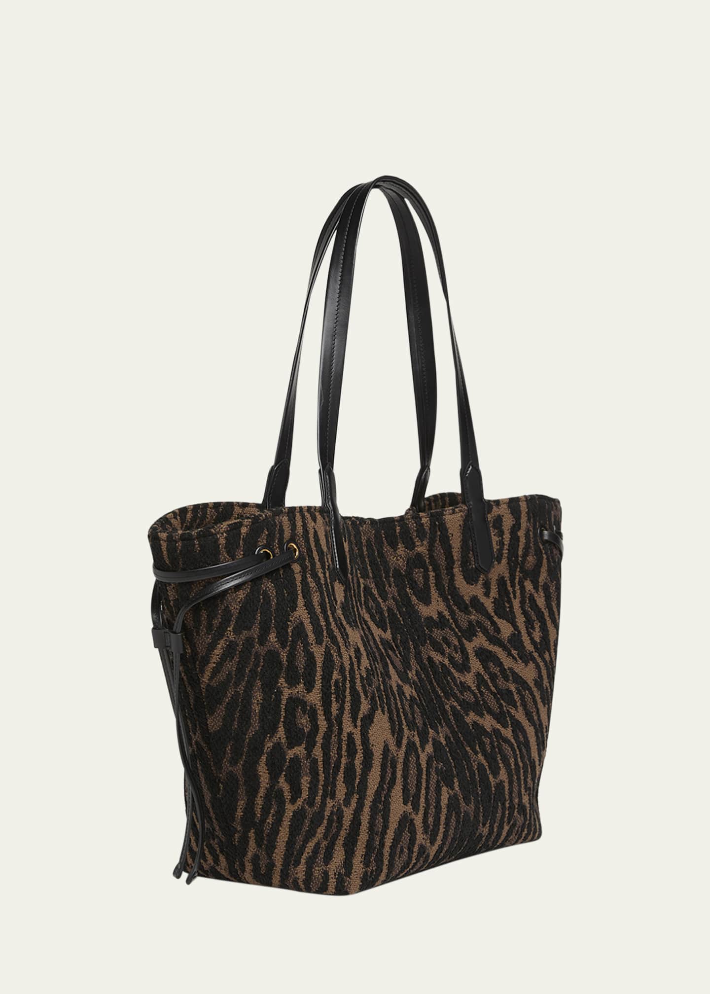 ハンドバッグ TOM FORD 'Ocelot' handbag TOM FORD Ocelot medium leather-trimmed ocelot-print brushed