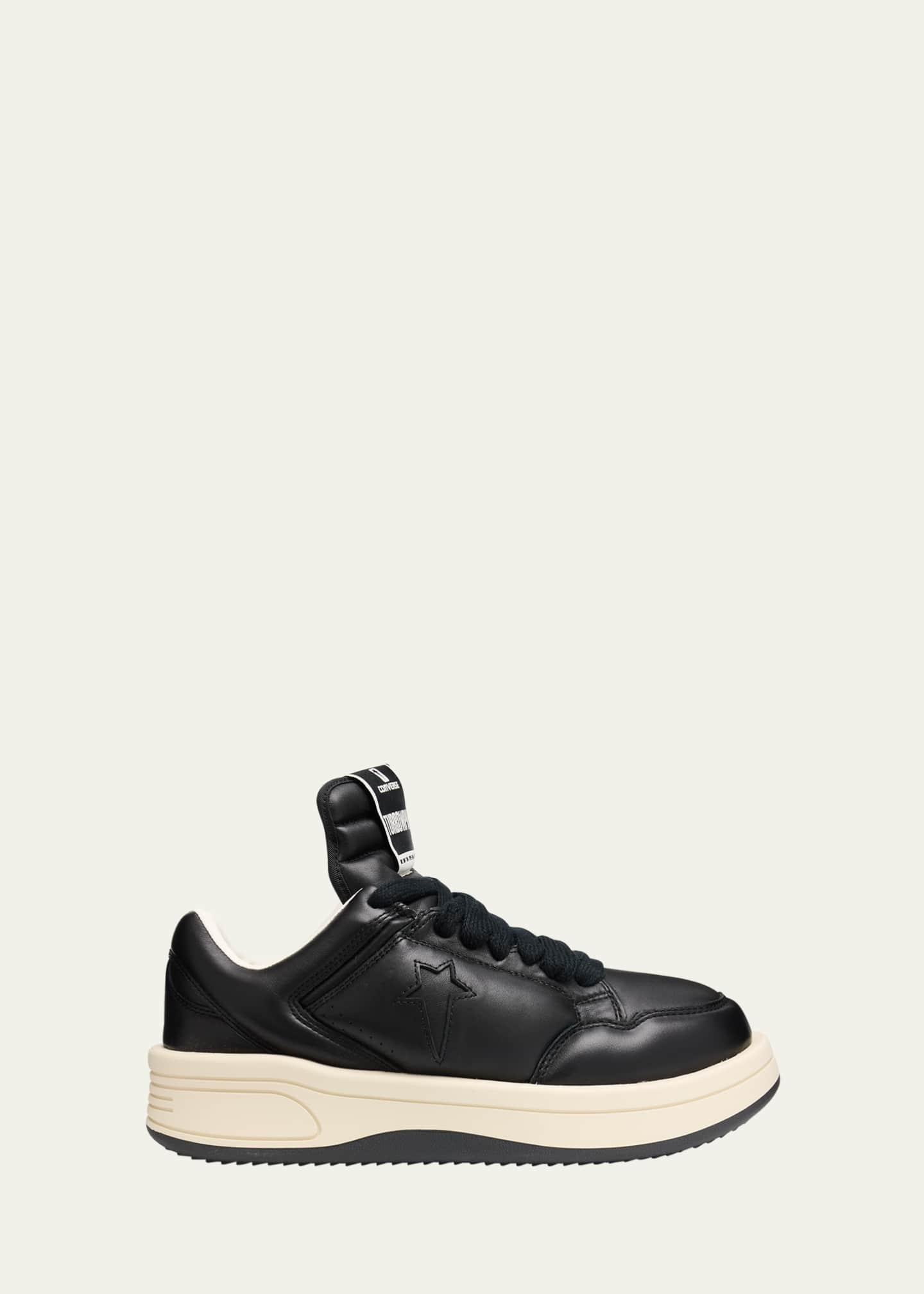 DRKSHDW RICK OWENS x Converse Men's Turbowpn Ox Leather Low-Top Sneakers Image 1 of 6